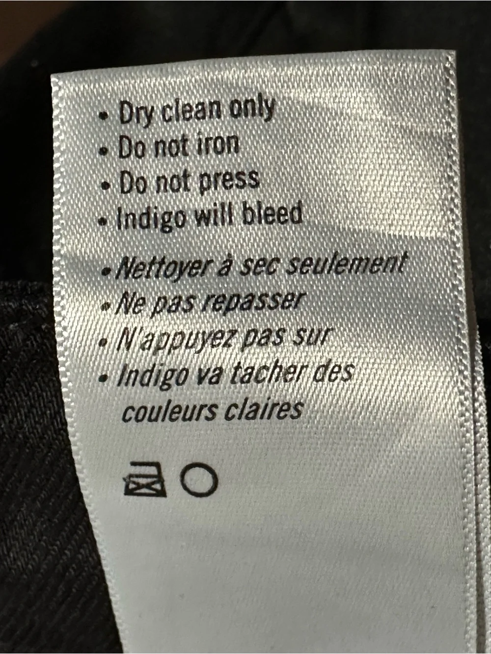 Paige coated utility skirt size 28 black